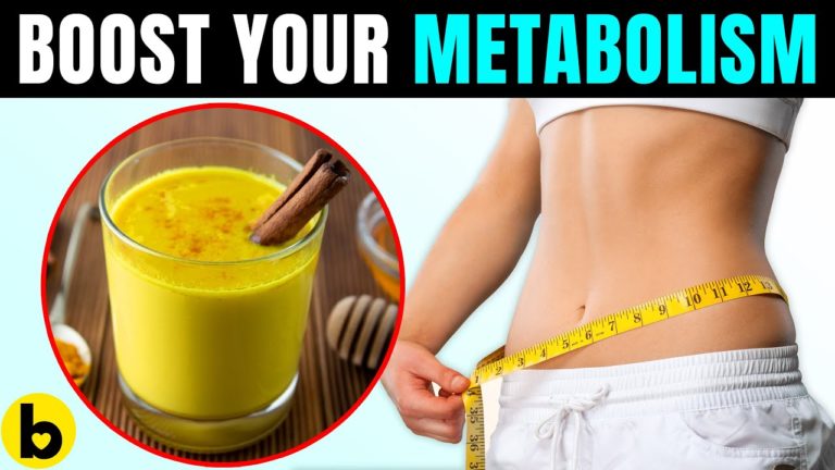 BOOST Your Metabolism With These 12 Drinks That Helps With Weight Loss
