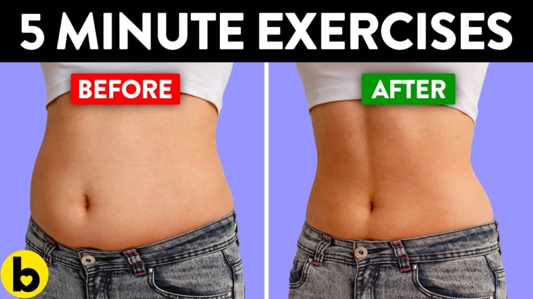 10 Effective And Quick Exercises To Get Rid Of Stubborn Belly Fat