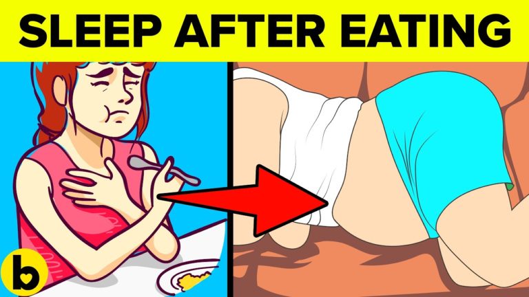 This Happens To Your Body When You Sleep After Eating